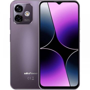 Telefon Mobil Ulefone Note 16 Pro, 8GB RAM, Memorie 128GB, NFC, Violet Midnight