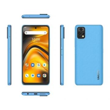 Telefon Mobil Umidigi A13 Pro Max, Procesor Mediatek Dimensity 900, IPS LCD 6.8inch, 12GB RAM, 256GB Flash, Camera Tripla 64 + 5 + 5 MP, Wi-Fi, 5G, Dual Sim, Android (Albastru)