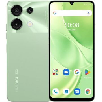 Telefon mobil UMIDIGI G9, Verde, 5G, 6.57 90Hz, 12GB RAM (6GB + 6GB extensibili), 128GB ROM, Android 14, 50MP Ultra-Clear Triple Camera, 5000mAh, Dual SIM