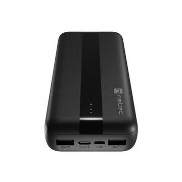 natec Acumulator extern Natec Trevi NPB-1922, 20000 mAh, 2x USB-A, USB Type-C, Negru