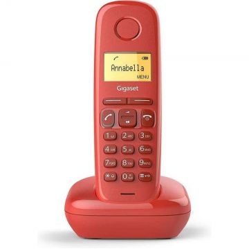 Telefon fara fir Gigaset Wireless A170, Rosu