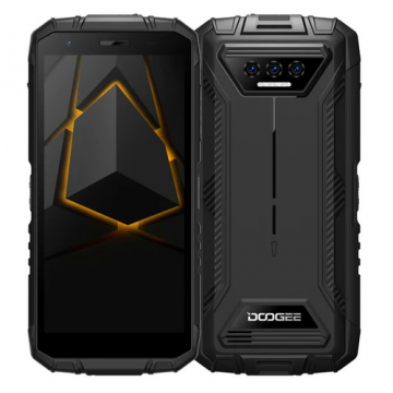 Telefon Mobil Doogee S41 Max, Procesor Spreadtrum T606 Octa Core, IPS 5.5inch, 6GB RAM, 256GB Flash, Camera 13MP, 4G, Wi-Fi, Dual Sim, Android (Negru)