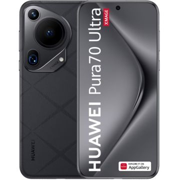 Telefon mobil Huawei Pura 70 Ultra, 512GB, 16GB RAM, Dual SIM, Negru