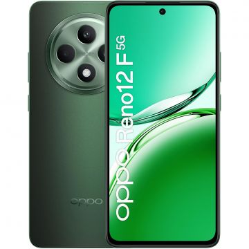 Telefon Mobil Oppo Reno 12 F, 8GB RAM, Memorie 256Gb, Dual Sim, 5G, Black Green