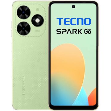 Telefon mobil Spark GO (2024) 128GB 4GB RAM Dual SIM Magic Skin Green