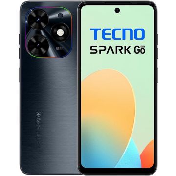 Telefon mobil Spark GO (2024) 64GB 3GB RAM Dual SIM Gravity Black