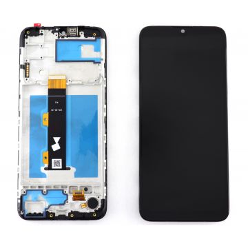 Display Motorola Moto E20 cu Rama Negru Black