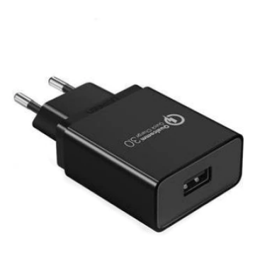 Incarcator Retea CD122 Quick Charge 18W 1 x USB 5V/3A Negru