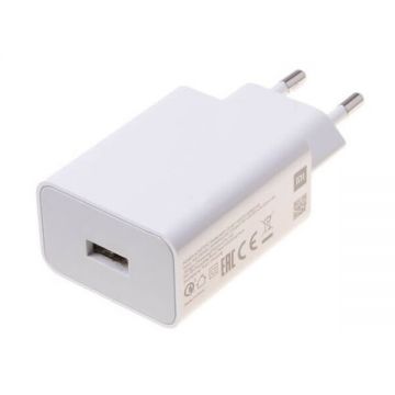 Incarcator Retea Xiaomi, Quick Charge, 33W, USB-A, cablu Type-C, Alb