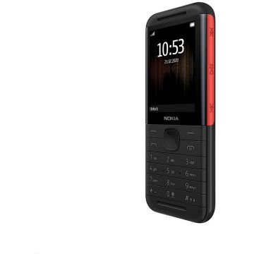 Nokia Duplicat: Telefon Mobil Nokia 5310 (2020), Ecran 2.4, 8MB RAM, 16MB Flash, Camera VGA, 2G, Bluetooth, Dual SIM Negru/Rosu