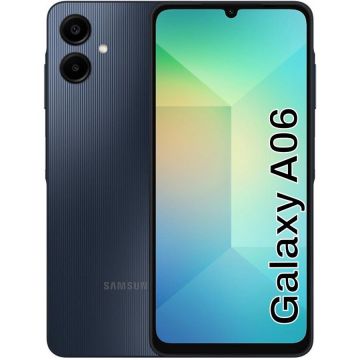 Samsung Telefon mobil Samsung Galaxy A06, 64GB, 4GB RAM, 4G, Negru