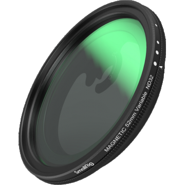 SmallRig 4386 Magease Magnetic VND Filter Kit ND2-ND32 (1-5 Stop) with M-mount Filter Adapter 52mm