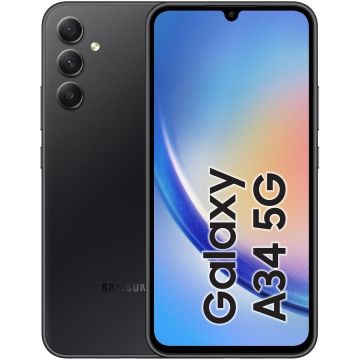 Smartphone Galaxy A34 6GB 128GB 5G Dual SIM Negru