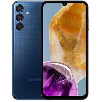 Smartphone Samsung Galaxy M15, 128GB, 4GB RAM, Dual SIM, 5G, 4-Camera, Dark Blue