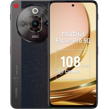 Smartphone ZTE nubia Focus Pro, 256GB, 8GB RAM, Dual SIM, 5G, 4-Camere, Black