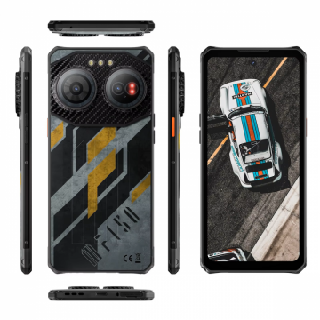 Telefon mobil F150 Air3  Doodle, Rugged ultra slim, 4G, Dynamic Island, 6.6    HD+, 24GB RAM (12GB +12GB extensibili), 512GB ROM, Camera 100MP, 30W, Dual SIM