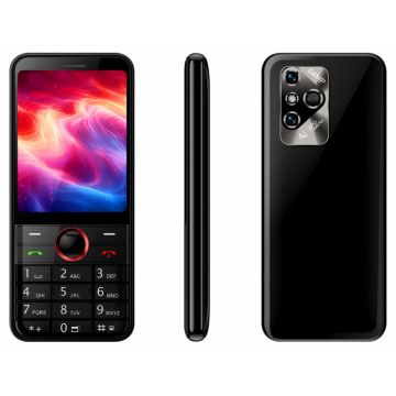 Telefon Mobil iSEN F95, Negru, 4G, Dual SIM, 2.8 TFT, 48MB RAM + T-Flash 32GB, Camera 0.08 MP, 1000 mAh