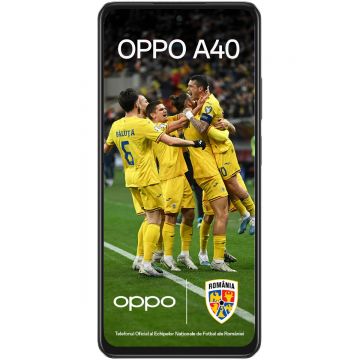 Telefon mobil OPPO A40M, Dual SIM, 256GB, 8GB RAM, 4G, Sparkle Black