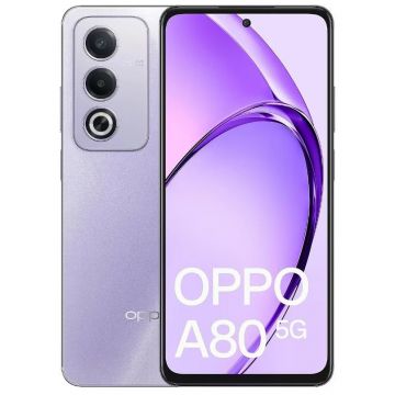 Telefon Mobil Oppo A80, 8GB RAM, 256GB, 5G, Dual SIM, Violet Moonlight