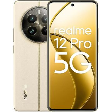 Telefon mobil Realme 12 Pro, 5G, 256GB, 12GB RAM, Dual-SIM, Bej