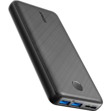 Anker Powerbank Anker PowerCore Essential 20000 mAh, 2 porturi USB, negru