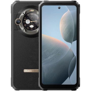 Blackview Telefon Mobil Blackview BL9000 Pro, Procesor Mediatek Dimensity 8020, Ecran IPS LCD 6.78, 12GB RAM, 512GB Flash, Camera Tripla 50+13+FLIR thermal camera, Wi-Fi, 5G, Dual Sim, Android, Negru