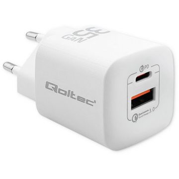 Incarcator 35W USB C USB A Fast Charging Alb