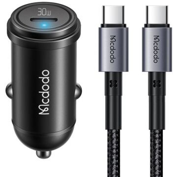 Incarcator CC-7493, USB-C, 30W, Cablu USB-C 1m inclus, Negru