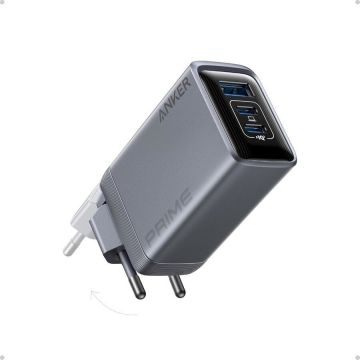 Incarcator Prime 100W 2x USB-C 1x USB-A Gri