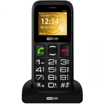 Maxcom Telefon Mobil MaxCom Comfort MM426, Buton SOS, 2G, Dual SIM, Negru