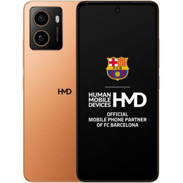 Smartphone HMD Pulse Plus, 128GB, 4GB RAM, Dual SIM, Tri-Camera, 4G, Apricot Crush