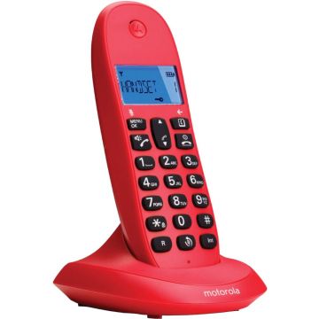 Telefon fix fara fir Motorola DECT C1001, Cherry