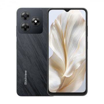 Telefon mobil Blackview Oscal Wave 8C Negru, 4G, 6.56 HD+, 6GB RAM (2GB + 4GB extensibili), 64GB ROM, 13MP, Android 14 GO, Unisoc SC9863A, 4700mAh, Dual SIM