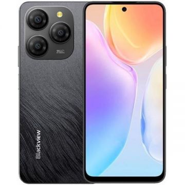 Telefon Mobil Blackview SHARK 9, Negru, 5G, 6.67 HD+IPS, Android 14, 24GB RAM (8GB + 16GB extensibil), 256GB ROM, 50MP + 2MP + 2MP spate, 8MP fata, 5000mAh, Dual SIM