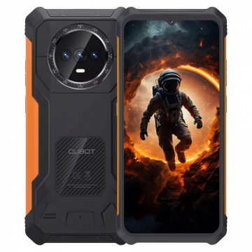 Telefon mobil Cubot KingKong ES, Negru, 5G, 6.56   HD+ 90Hz, 16GB RAM (6GB+10GB extensibili), 128GB ROM, 48MP+2MP, Android 14, Unisoc T606, 5100mAh, NFC, Dual SIM