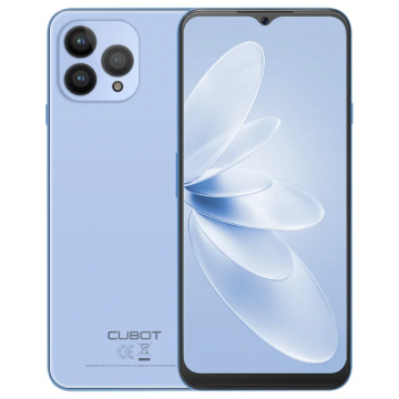 Telefon mobil  Cubot P80, Albastru, 4G, 6.5   FHD+, 16GB RAM (8GB + 8GB extensibili), 256GB ROM, 48MP+24MP, Android 13,  MT8788V WA, NFC, 5200mAh, Dual SIM