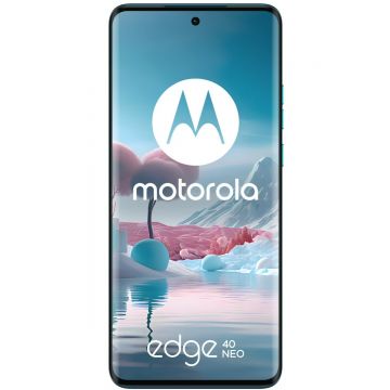 Telefon mobil Motorola Edge 40 Neo, Dual SIM, 256GB, 12GB RAM, 5G, Caneel Bay