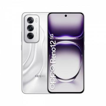 Telefon Mobil Oppo Reno 12, 12GB RAM, Memorie 256GB, Dual Sim, 5G, Argintiu Astro