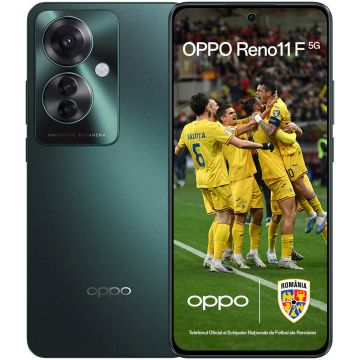 Telefon mobil Oppo Reno11 F 5G, 256GB, 8GB RAM, Dual-SIM, Palm Green