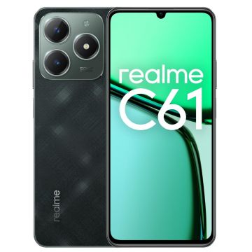 Telefon mobil Realme C61, 6GB RAM, 256GB, Dark Green