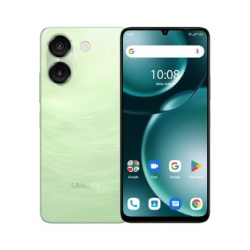 Telefon mobil UMIDIGI G9A, Verde, 4G, 6.75 HD+, 8GB RAM (4GB + 4GB extensibili), 64GB ROM, Android 14 Go, 13MP Ultra-Clear AI Camera, 5000mAh, Dual SIM