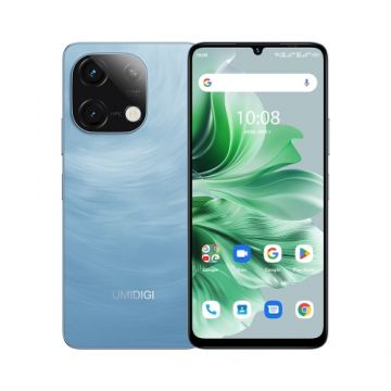 Telefon mobil UMIDIGI G9C, Albastru, 4G, 6.75 90Hz, 12GB RAM (6GB + 6GB extensibili), 128GB ROM, Android 14, 50MP Ultra-Clear AI Camera, 5000mAh, Dual SIM