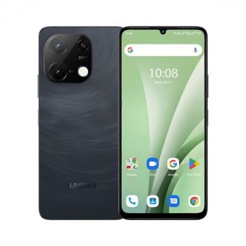 Telefon mobil UMIDIGI G9C, Negru, 4G, 6.75 90Hz, 12GB RAM (6GB + 6GB extensibili), 128GB ROM, Android 14, 50MP Ultra-Clear AI Camera, 5000mAh, Dual SIM