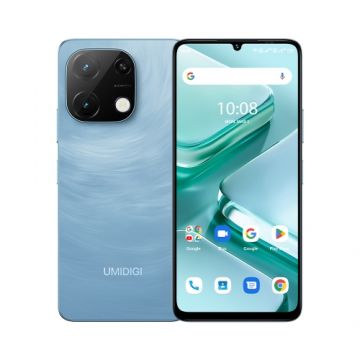 Telefon mobil UMIDIGI G9T, Albastru, 4G, 6.75 90Hz, 8GB RAM (4GB + 4GB extensibili), 128GB ROM, Android 14, 13MP Ultra-Clear AI Camera, 5000mAh, Dual SIM