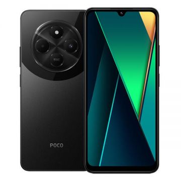 Telefon mobil Xiaomi POCO C75 4G, 128GB, 6GB RAM, Dual-SIM, Negru