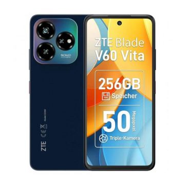 Telefon mobil ZTE Blade V60 VITA, 6GB RAM, 256GB, Dual-SIM, 4G, Dark Blue