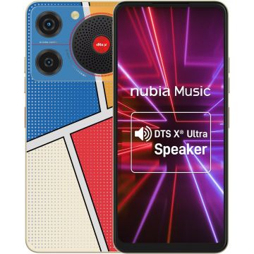 Telefon mobil ZTE nubia Music, Dual SIM, 128GB, 4GB RAM, Edition Collection Pop Art