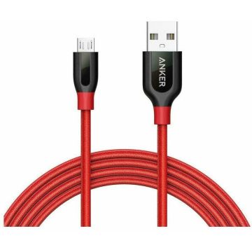 Anker Cablu Micro USB Anker PowerLine+ 1.8 Rosu