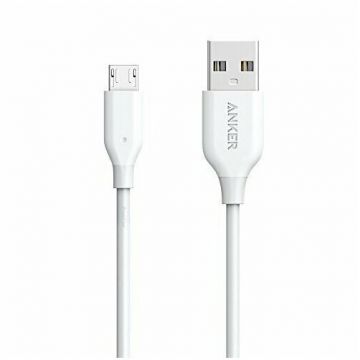 Anker Cablu de date Anker A8132H21, USB - microUSB, 1m, White