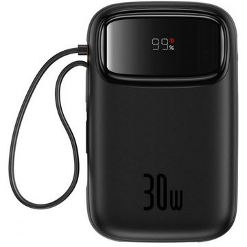 BASEUS Powerbank Baseus QPow 2 10000mAh 30W 2xUSB-C (black)